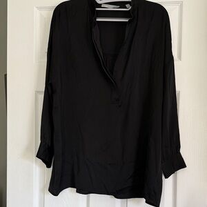 Vince Silk Black Women's Top